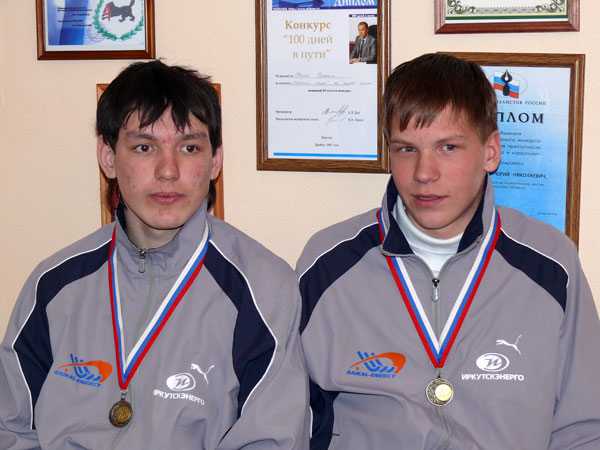 Тимофей Безносов и Олег Токарев стали в этом сезоне  победителями первенства России среди юношей